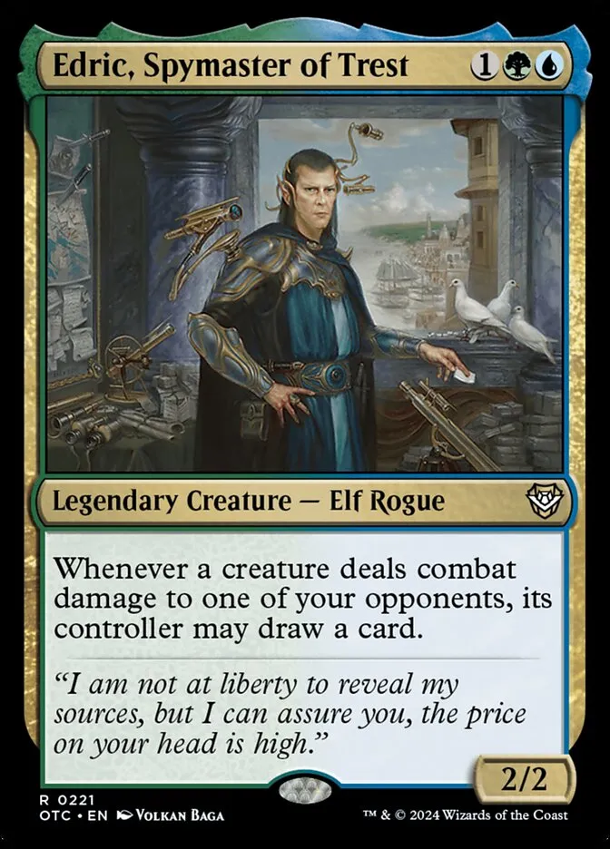 Edric, Spymaster of Trest Front Face