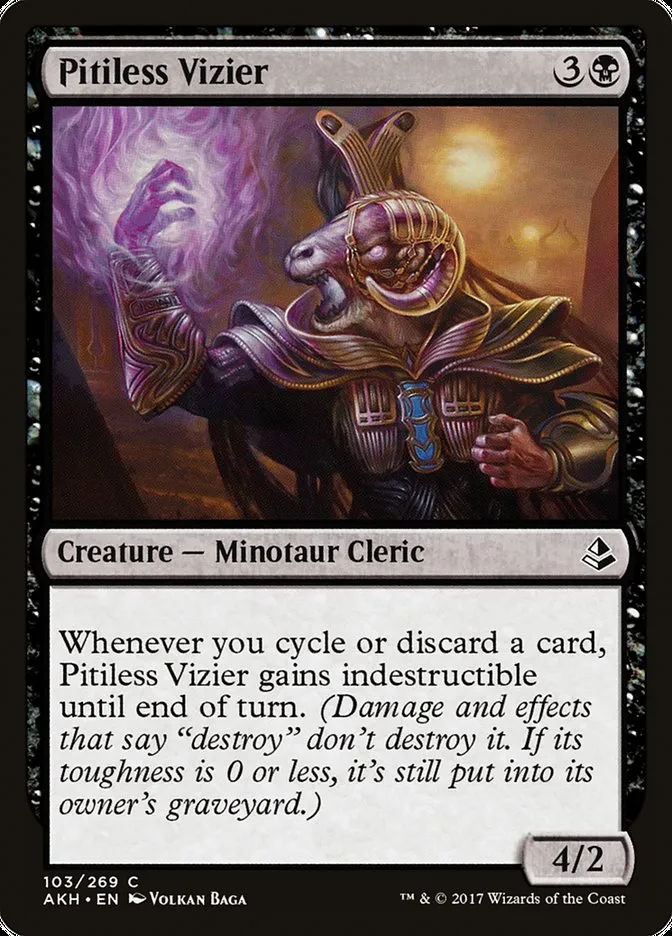 Pitiless Vizier Front Face