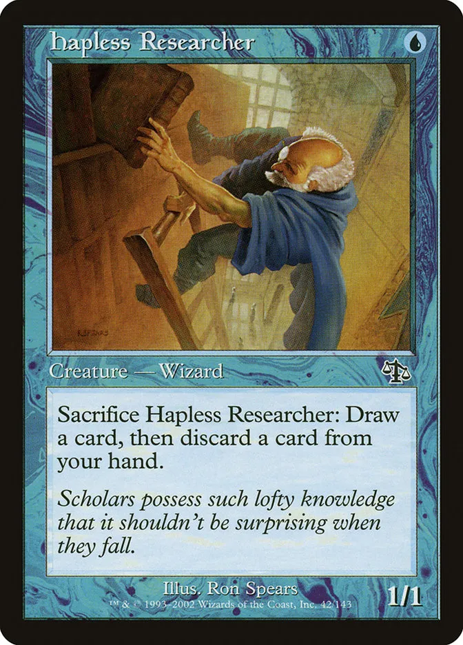 Hapless Researcher Front Face