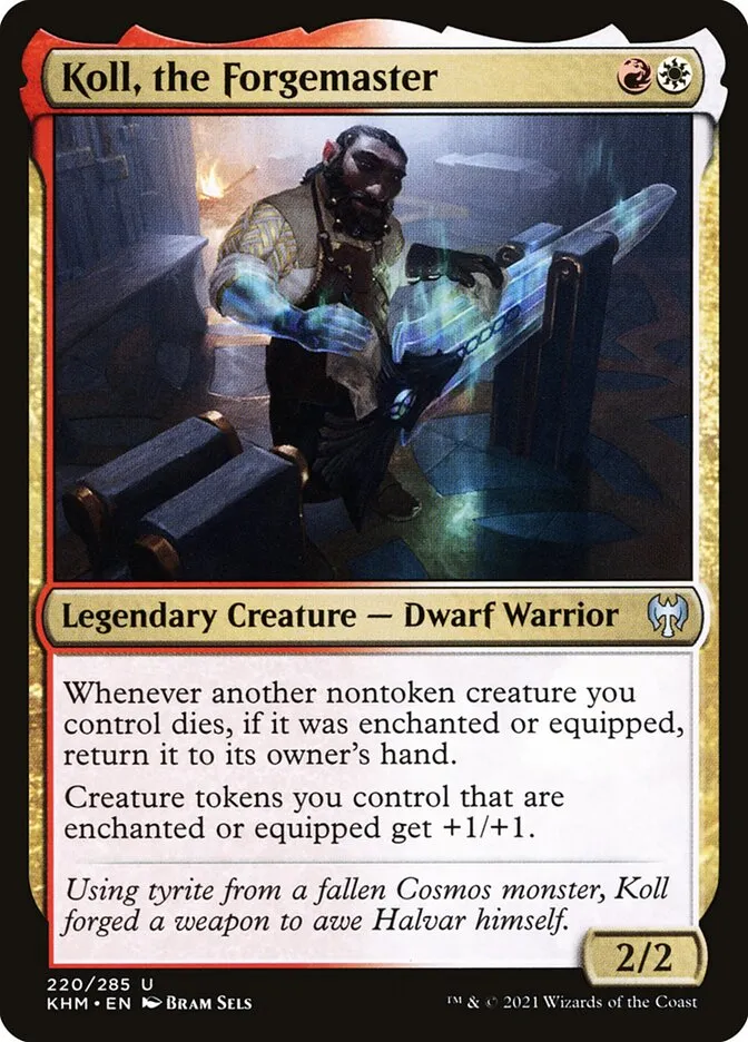 Koll, the Forgemaster Front Face