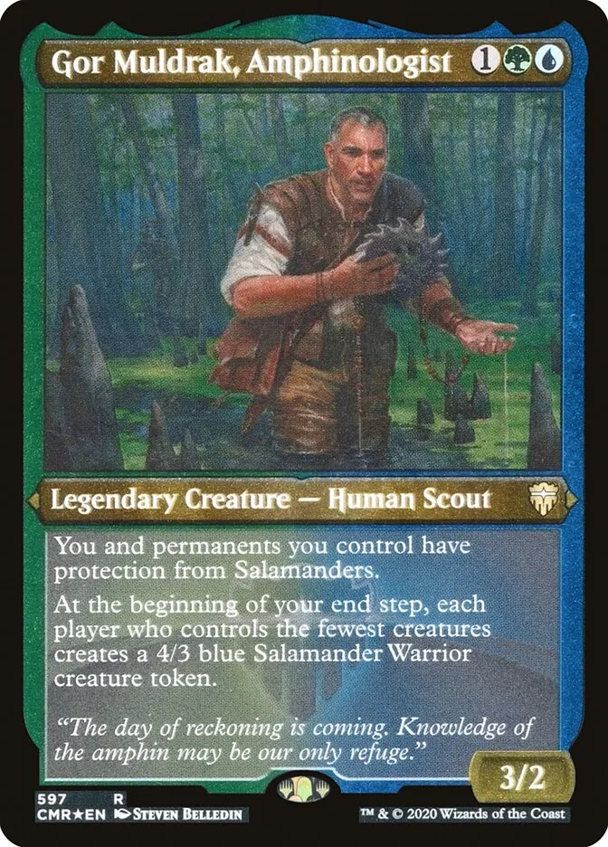 Gor Muldrak, Amphinologist Front Face