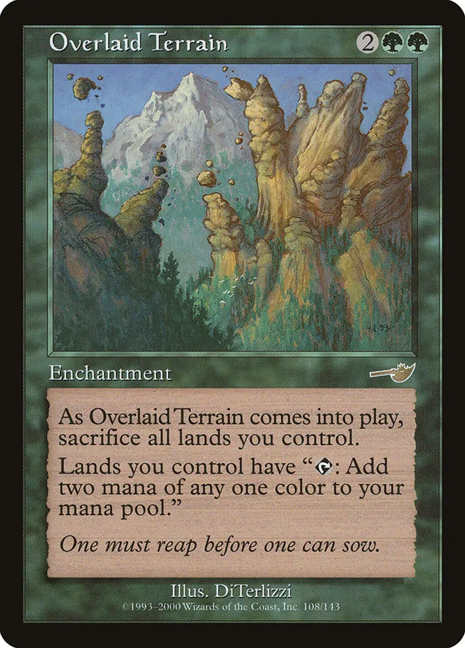 Overlaid Terrain Front Face