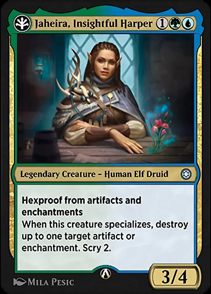 Jaheira, Insightful Harper Front Face