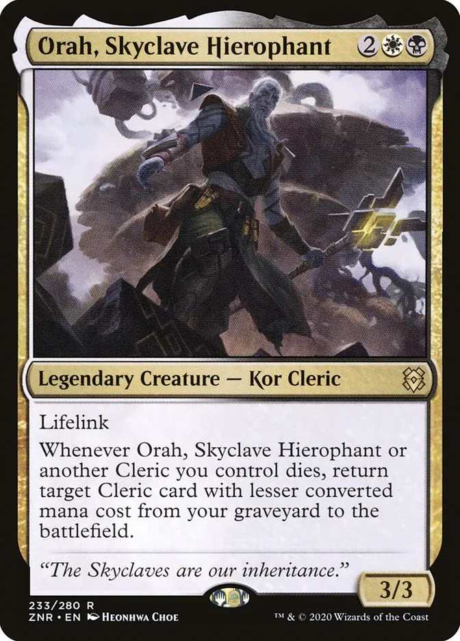 Orah, Skyclave Hierophant Front Face