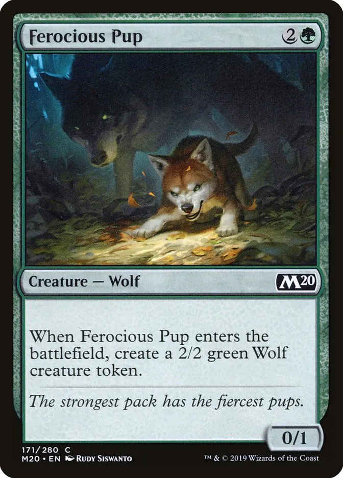 Ferocious Pup Front Face