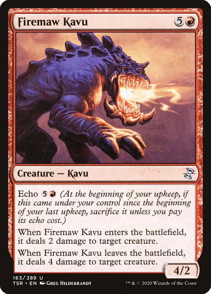 Firemaw Kavu Front Face