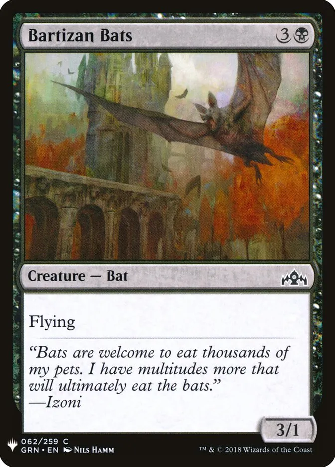 Bartizan Bats Front Face