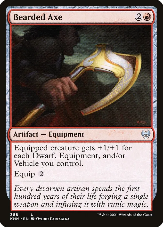 Bearded Axe Front Face