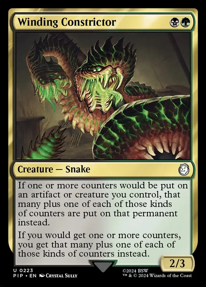 Winding Constrictor Front Face
