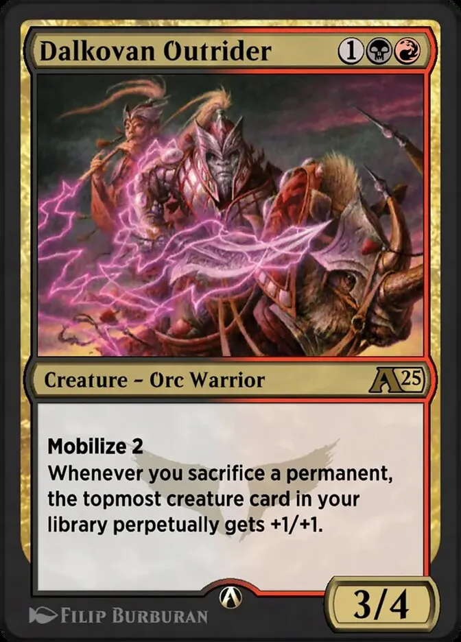 Dalkovan Outrider Front Face
