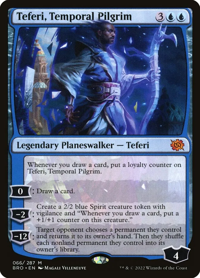 Teferi, Temporal Pilgrim Front Face