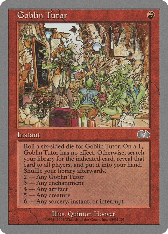 Goblin Tutor Front Face