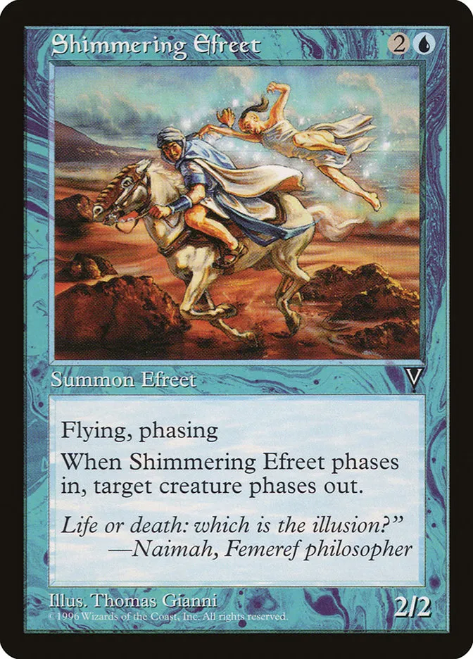Shimmering Efreet Front Face