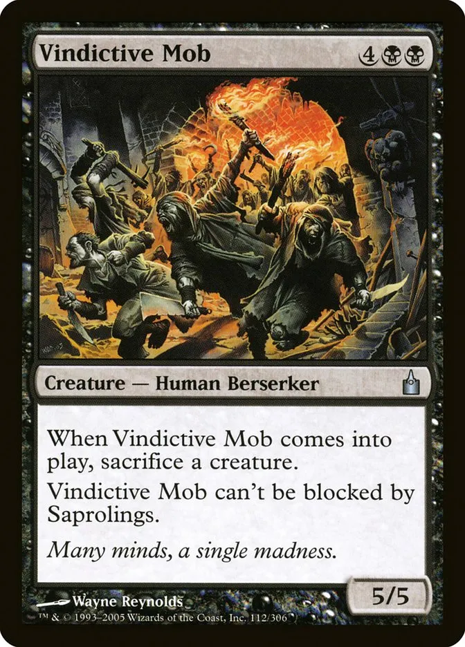 Vindictive Mob Front Face