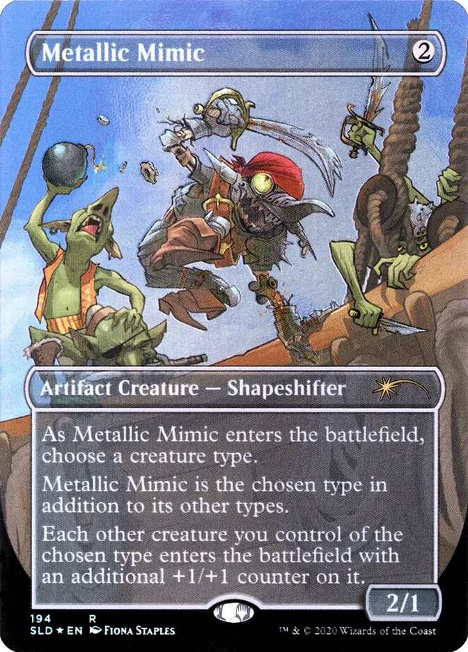 Metallic Mimic Front Face