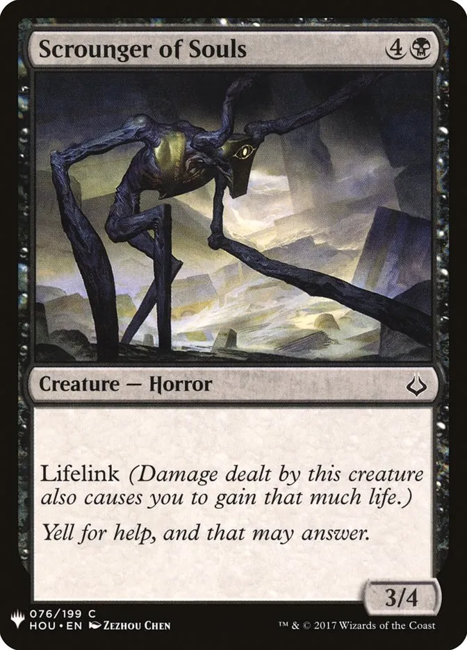 Scrounger of Souls Front Face