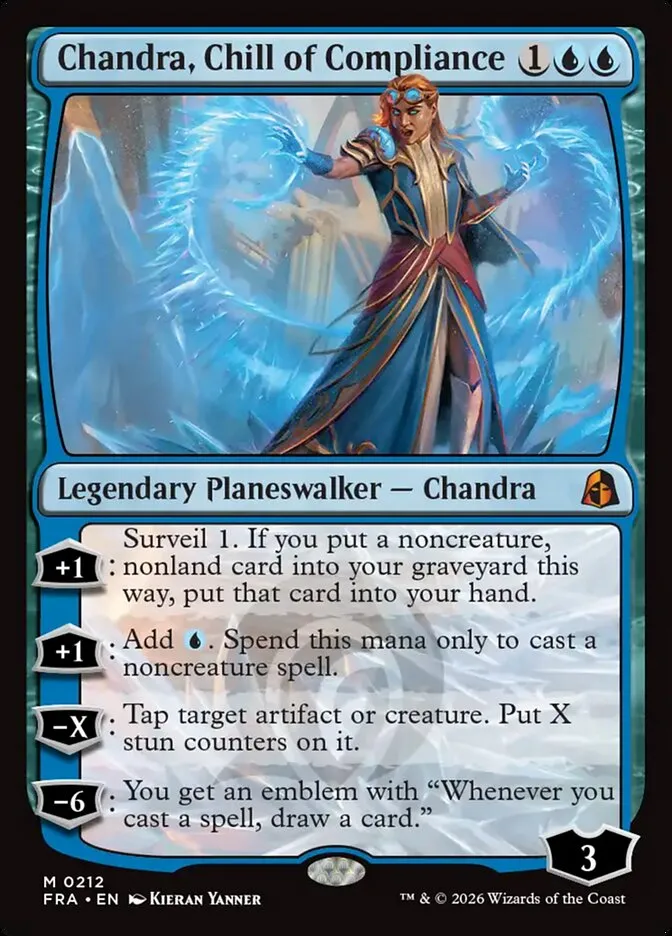 Chandra, Chill of Compliance Front Face