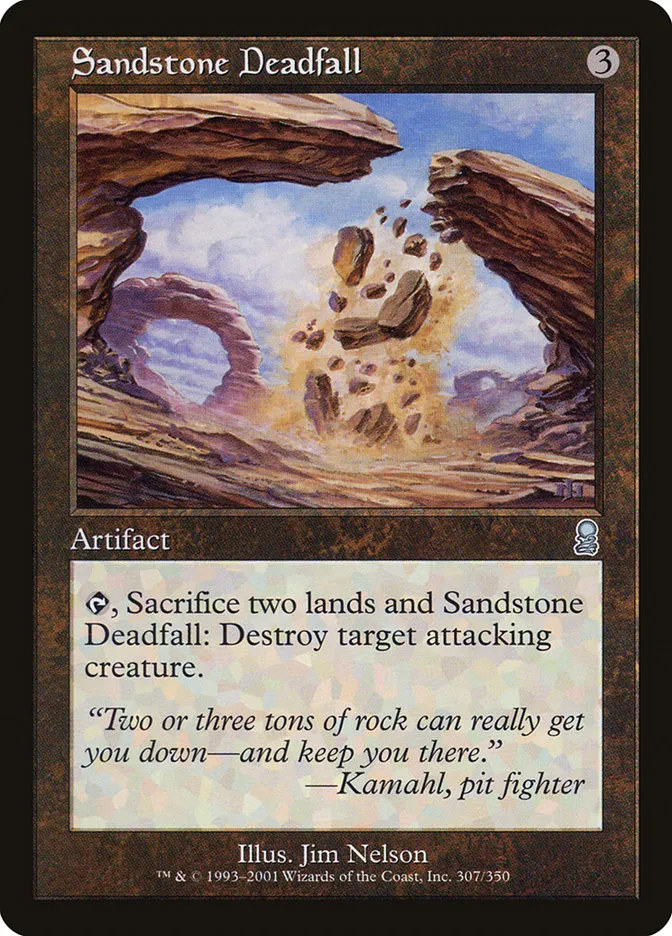 Sandstone Deadfall Front Face