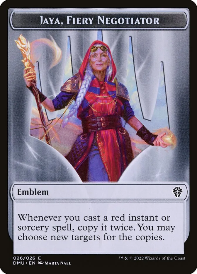 Jaya, Fiery Negotiator Emblem Front Face