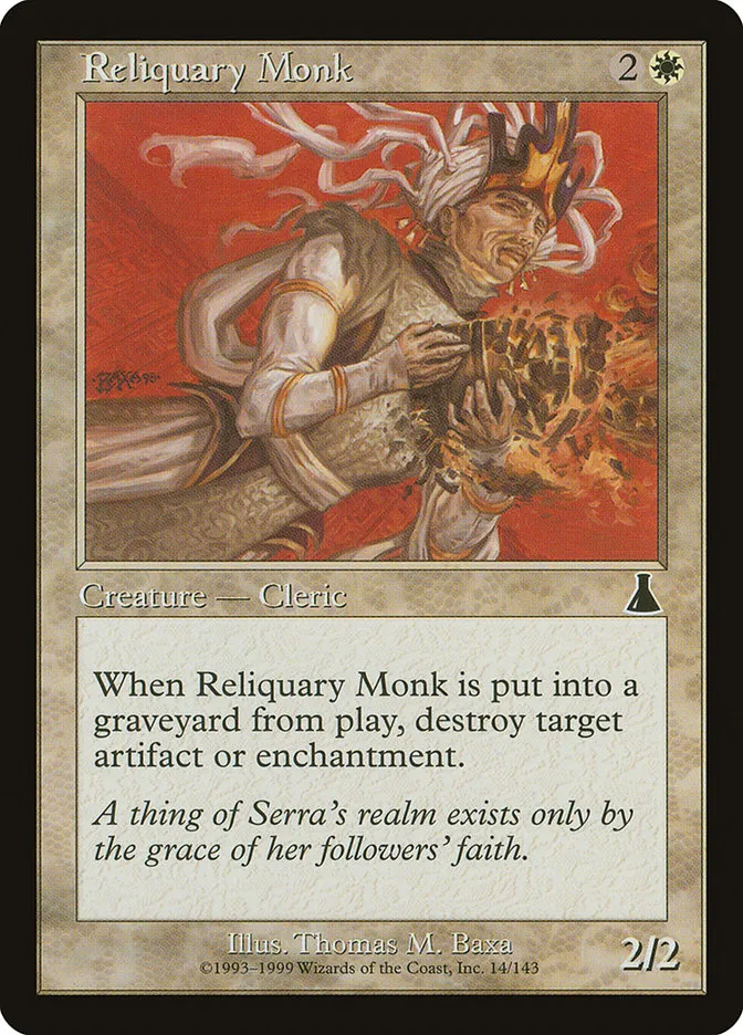 Reliquary Monk Front Face