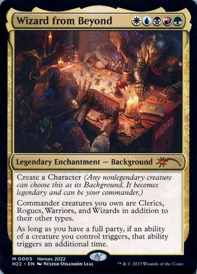 Wizard from Beyond Front Face