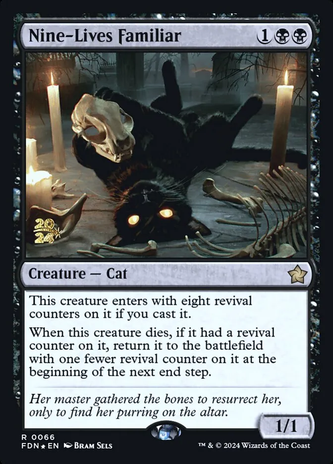 Nine-Lives Familiar Front Face