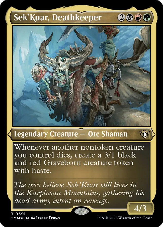 Sek'Kuar, Deathkeeper Front Face