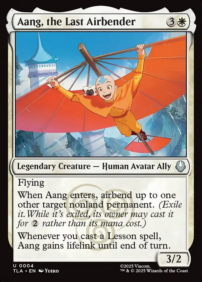 Aang, the Last Airbender Front Face
