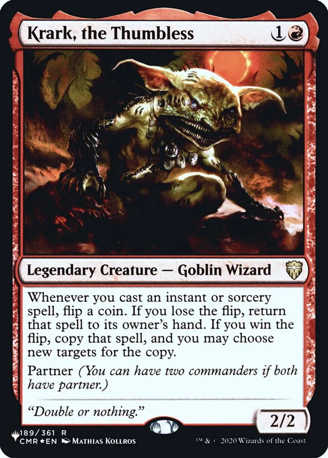 Krark, the Thumbless Front Face