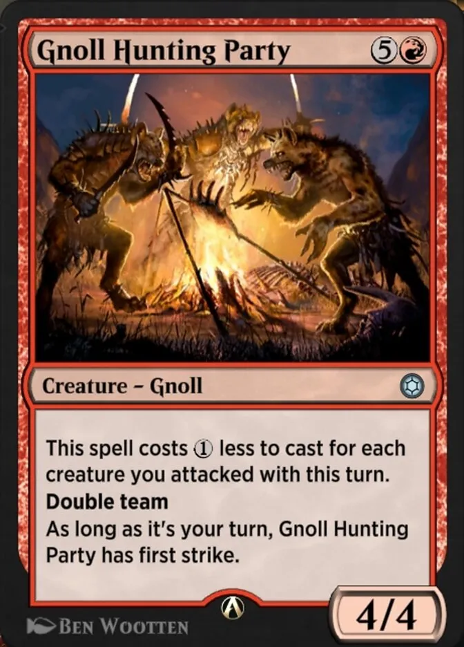Gnoll Hunting Party Front Face