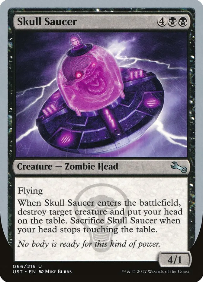 Skull Saucer Front Face