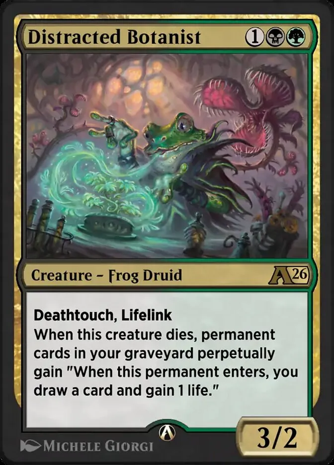 Distracted Botanist Front Face