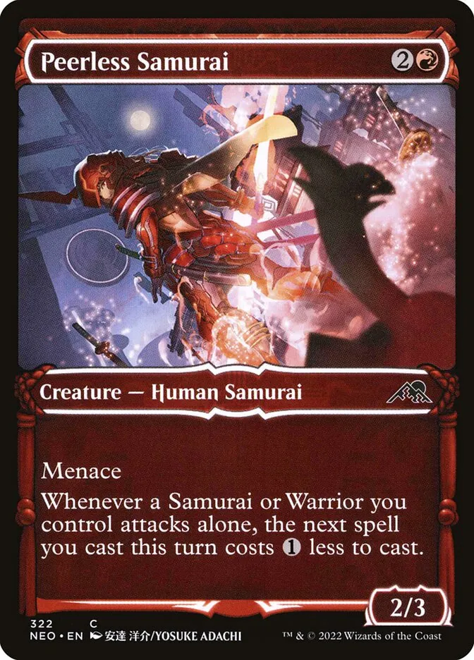 Peerless Samurai Front Face
