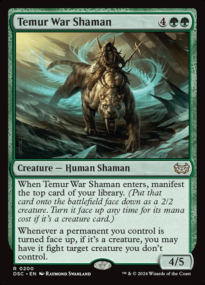Temur War Shaman Front Face