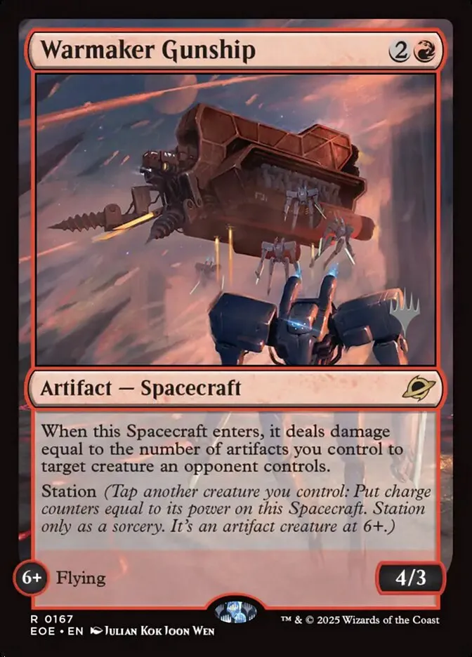 Warmaker Gunship Front Face