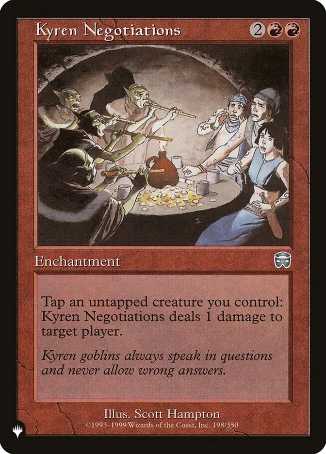 Kyren Negotiations Front Face