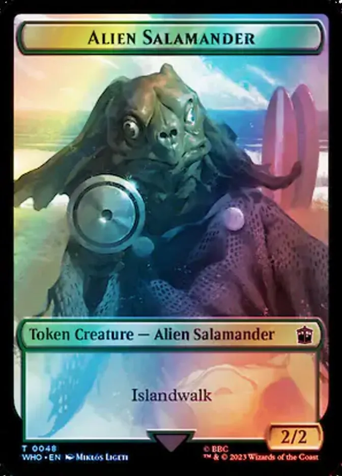 Alien Salamander Front Face