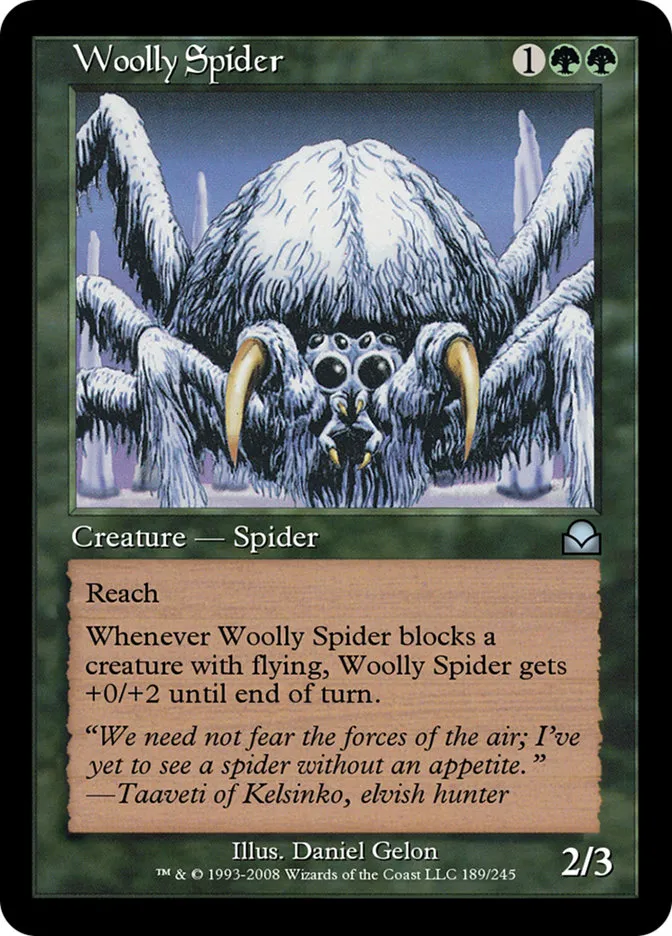 Woolly Spider Front Face