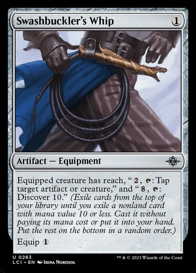 Swashbuckler's Whip Front Face