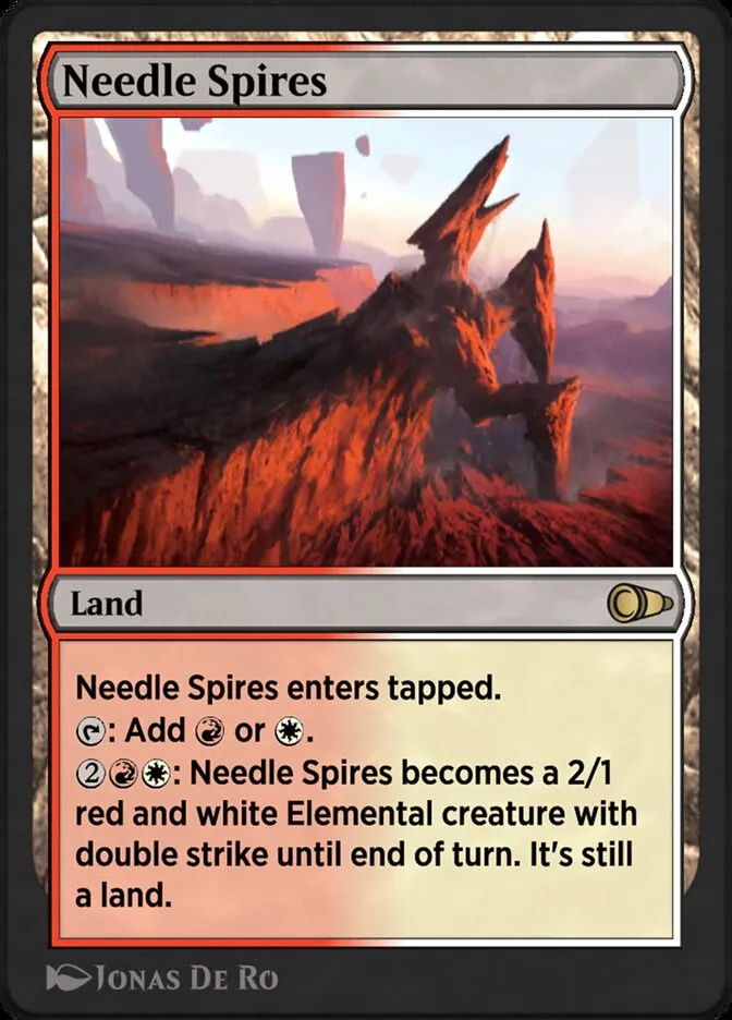Needle Spires Front Face
