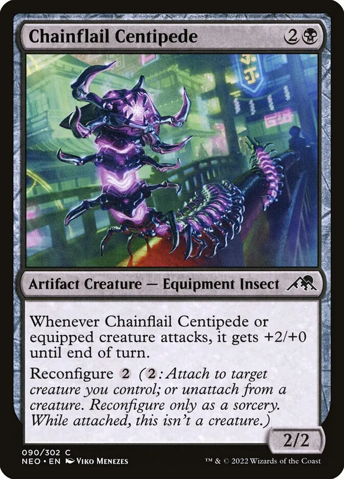 Chainflail Centipede Front Face
