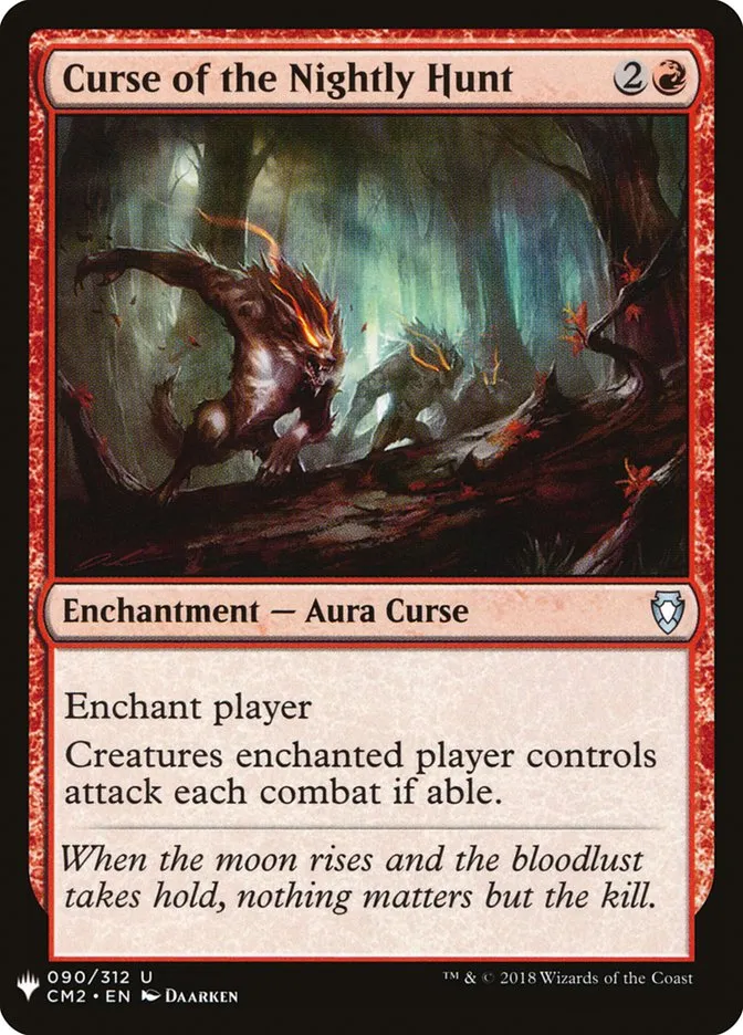 Curse of the Nightly Hunt Front Face
