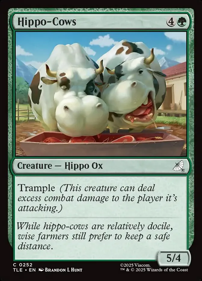 Hippo-Cows Front Face