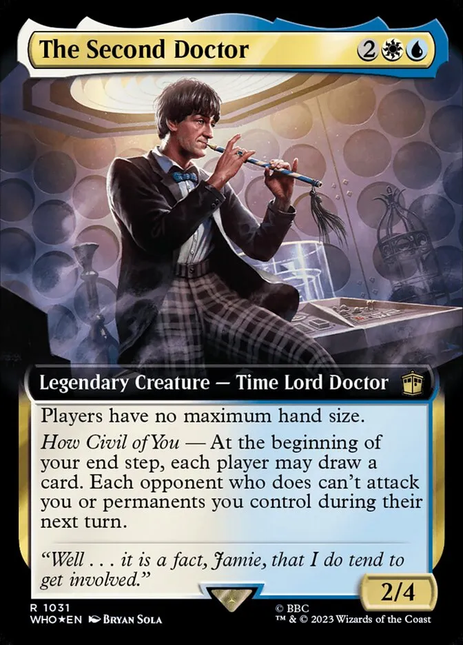 The Second Doctor Front Face