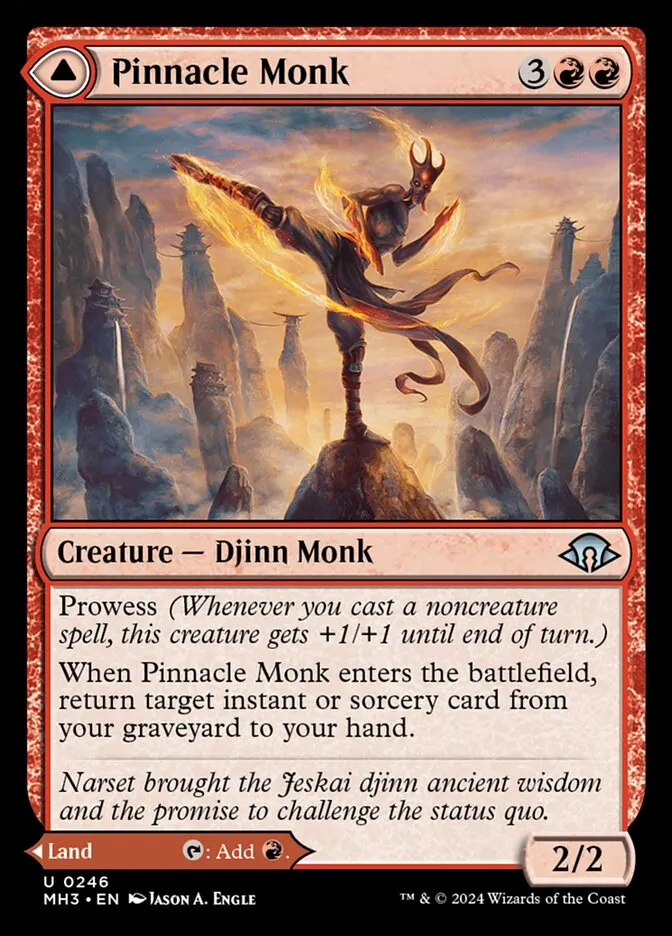 Pinnacle Monk // Mystic Peak Front Face