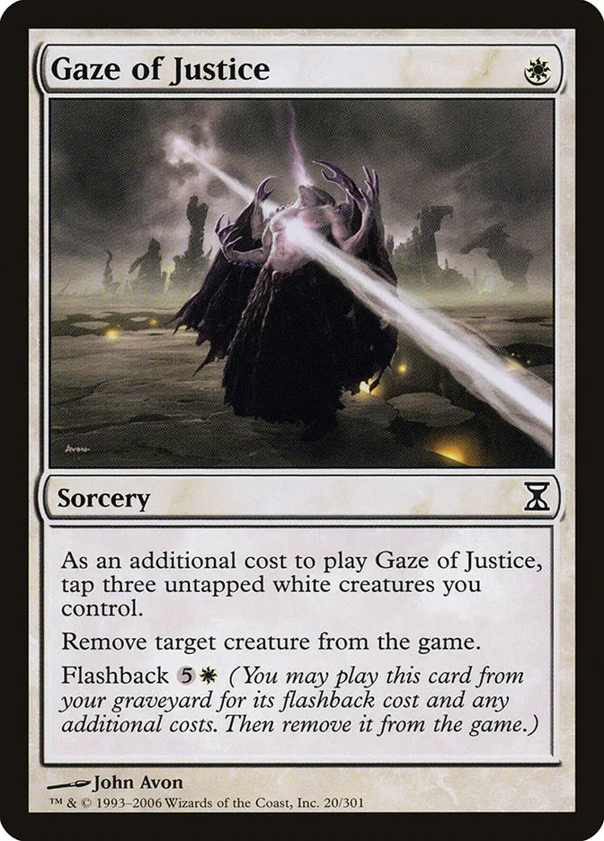 Gaze of Justice Front Face