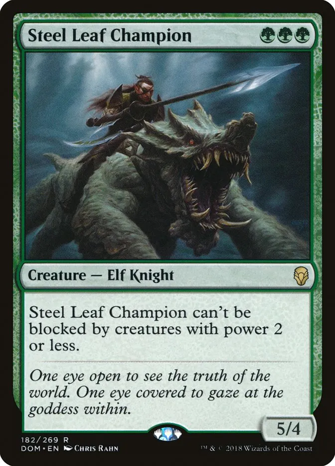 Steel Leaf Champion Front Face