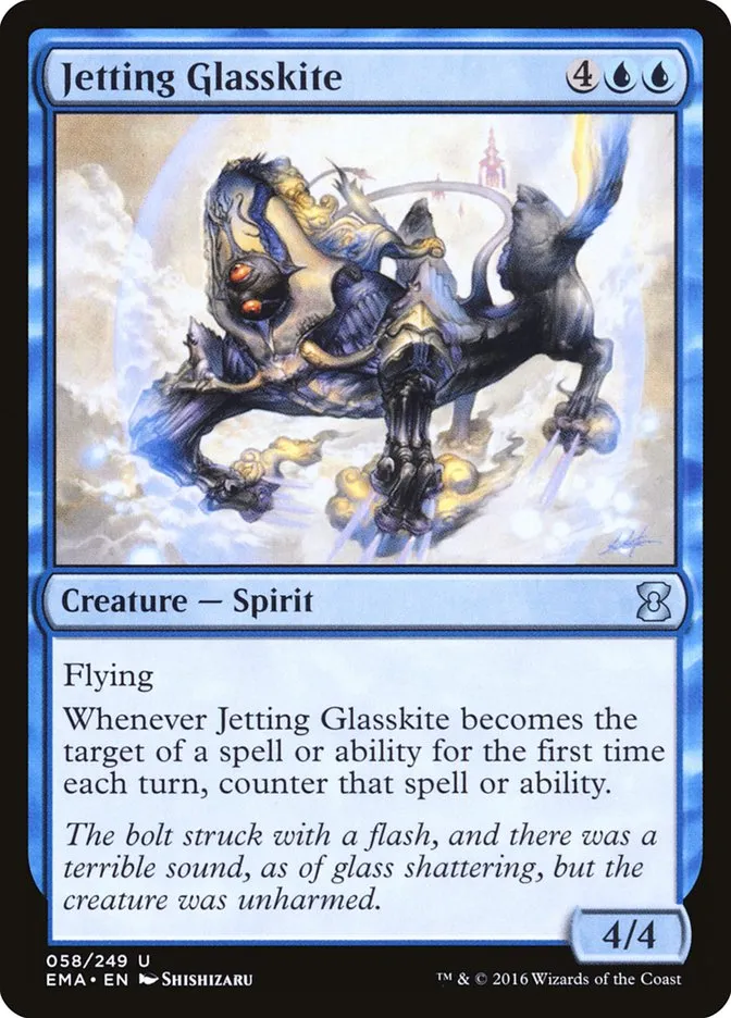 Jetting Glasskite Front Face