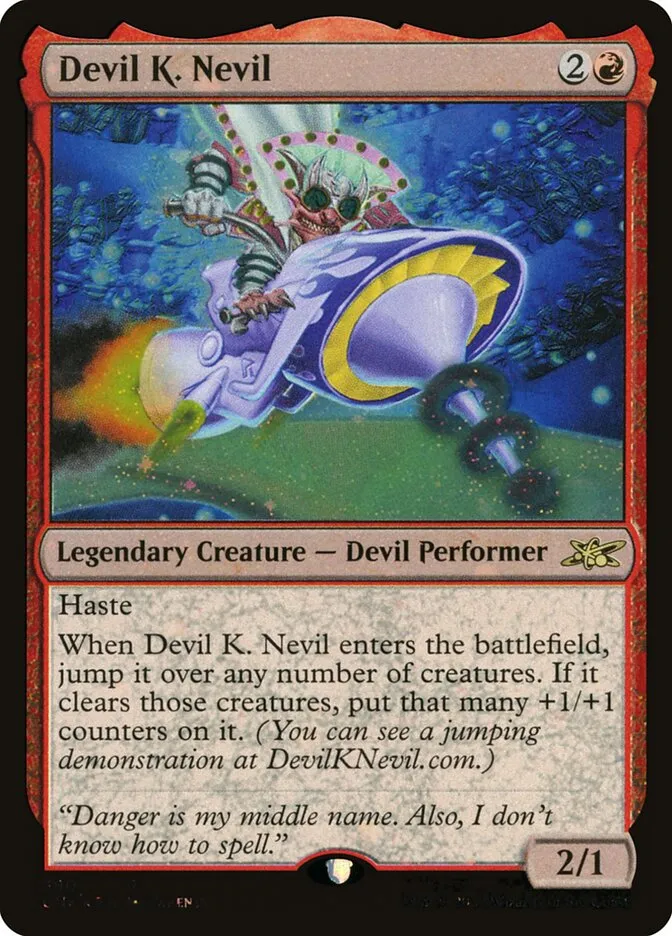 Devil K. Nevil Front Face