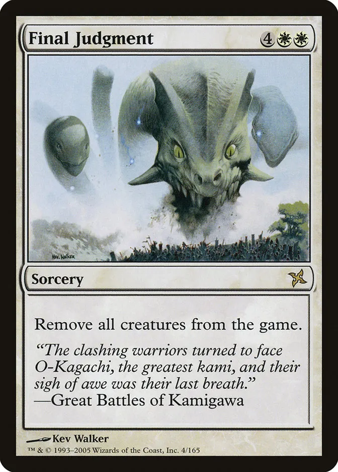 Final Judgment Front Face